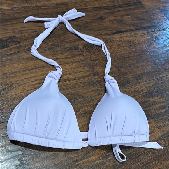 H&M Triangle Binkini Top Lavender Size 14 - Picture 1 of 5